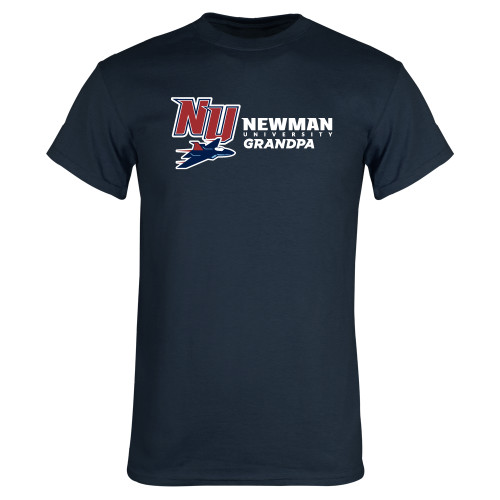  Navy T Shirt - Newman University Grandpa