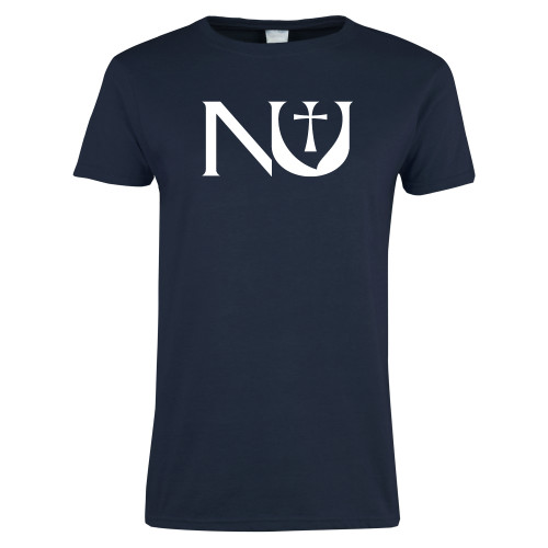  Womens Short Sleeve Navy Tee - NU Stand Alone