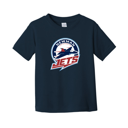  Toddler Navy T Shirt - Newman University Jets Full Primary Mark