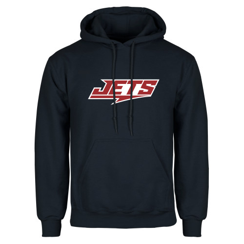  Navy Fleece Hoodie - Jets Wordmark