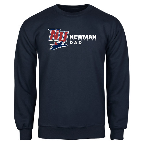  Navy Fleece Crew - Newman University Dad