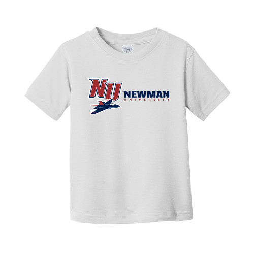  Toddler White T Shirt - NU Jet and Newman Hybrid Mark Horizontal