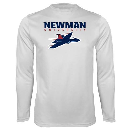 Main Image for  White Performance Long Sleeve Shirt