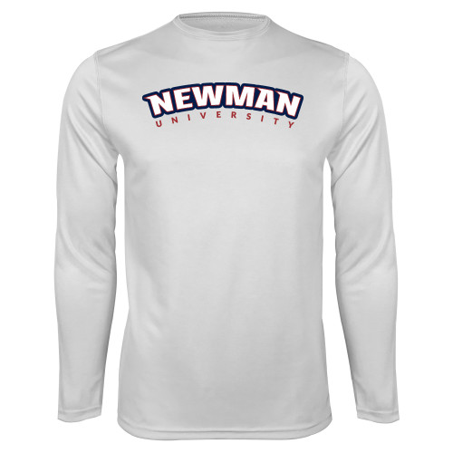Main Image for  White Performance Long Sleeve Shirt