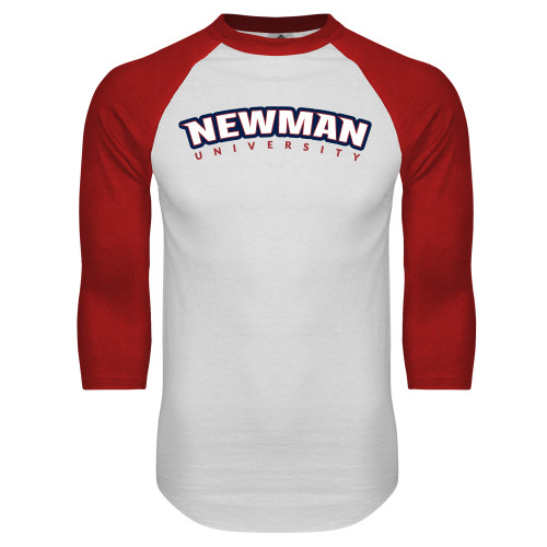Main Image for  White/Red Raglan Baseball T Shirt