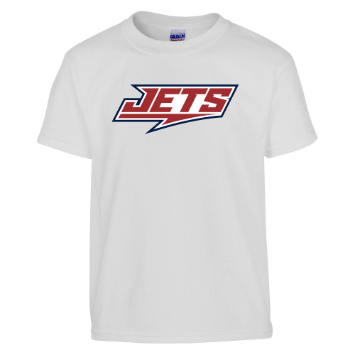  Youth White T Shirt - Jets Wordmark