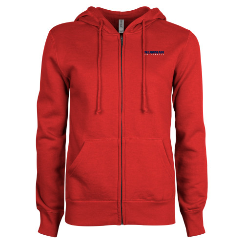 Main Image for  ENZA Womens Red Fleece Full Zip Hoodie