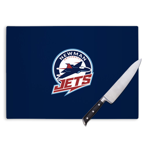  Cutting Board - Newman University Jets Full Primary Mark