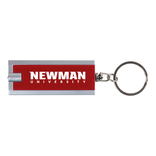  Turbo Red Flashlight Key Holder - Newman University Wordmark