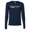 Thumbnail image for  Bella + Canvas Navy Jersey Cotton Long Sleeve T Shirt