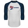Thumbnail image for  White/Navy Raglan Baseball T Shirt