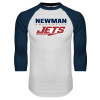 Thumbnail image for  White/Navy Raglan Baseball T Shirt