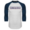 Thumbnail image for  White/Navy Raglan Baseball T Shirt