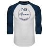 Thumbnail image for  White/Navy Raglan Baseball T Shirt
