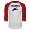 Thumbnail image for  White/Red Raglan Baseball T Shirt