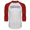 Thumbnail image for  White/Red Raglan Baseball T Shirt