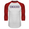 Thumbnail image for  White/Red Raglan Baseball T Shirt