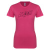 Thumbnail image for  Next Level Womens Fuchsia Boyfriend Tee