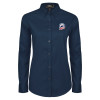 Thumbnail image for  Womens Navy Twill Button Down Long Sleeve 