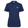 Thumbnail image for  Womens Silk Touch Navy Pique Polo