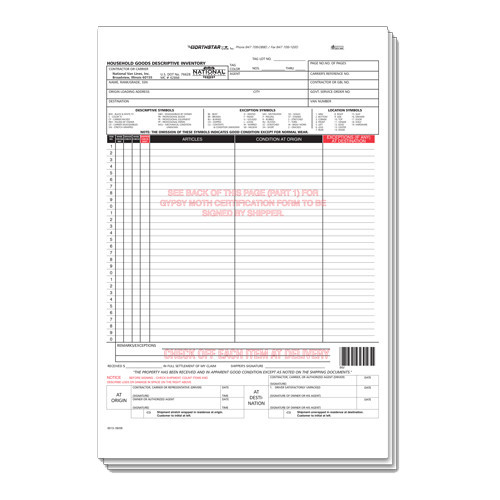 Household Goods Descriptive Inventory Forms 25/book-ID# 0013