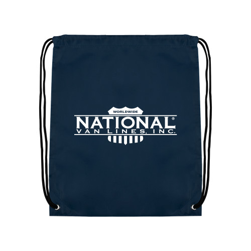 Navy Drawstring Backpack-