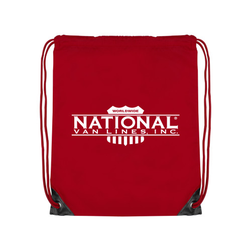 Red Drawstring Backpack-
