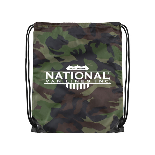 Camo Drawstring Backpack-