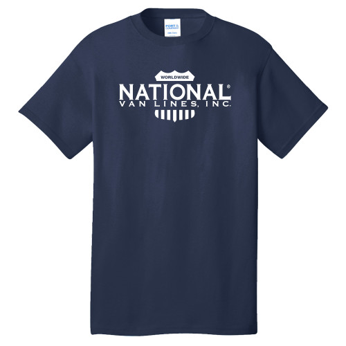 Extended Navy T Shirt-National Van Lines Inc