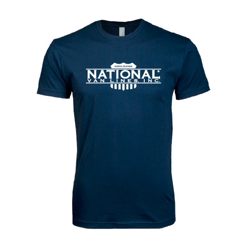 Next Level Navy SoftStyle T Shirt-