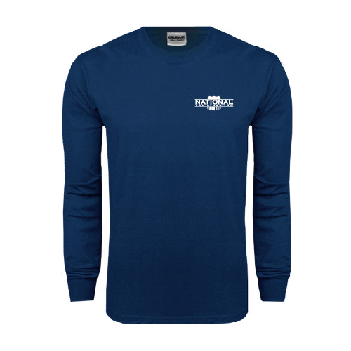 Navy Long Sleeve T-Shirt-