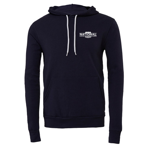 Bella + Canvas Navy Fleece Hood-