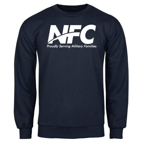 Navy Fleece Crew-NFC