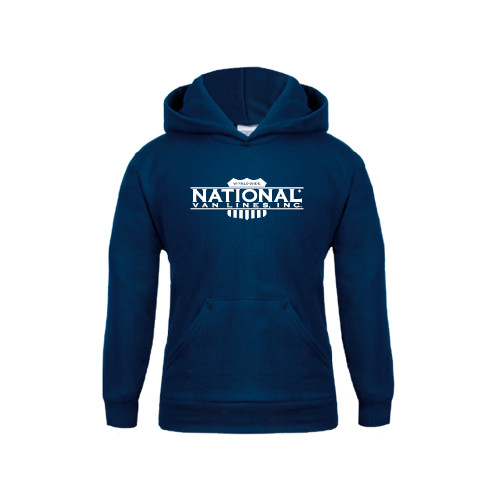 Youth Navy Fleece Hoodie-
