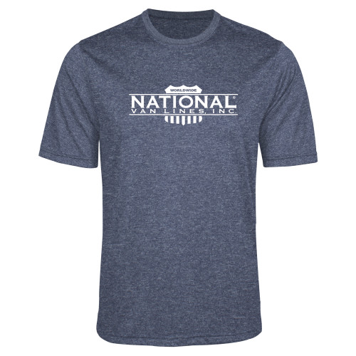Navy Heather Performance Contender Tee-