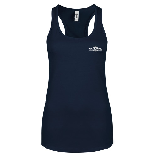 Next Level Womens Navy Racerback Tank -