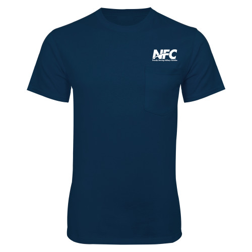 Navy T-Shirt w/Pocket-NFC