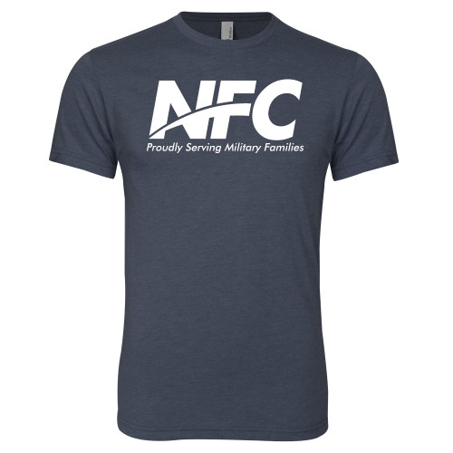 Next Level Navy Triblend Tee-NFC