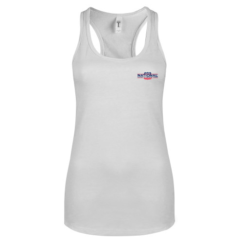 Next Level Racerback Tank White-