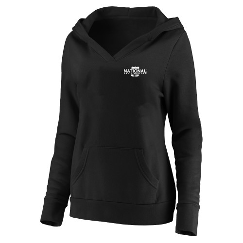 Womens Plus Black Hoodie-National Van Lines Inc