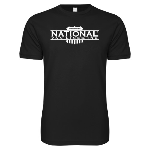 Next Level Black SoftStyle T Shirt-