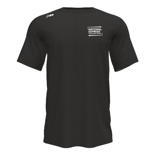 New Balance Black Short Sleeve Tech Tee-National Express