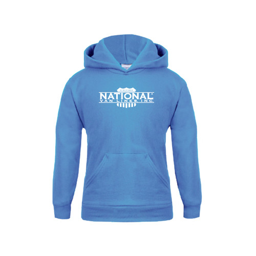 Youth Light Blue Fleece Hoodie-