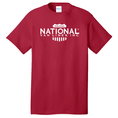 Extended Red T Shirt-National Van Lines Inc