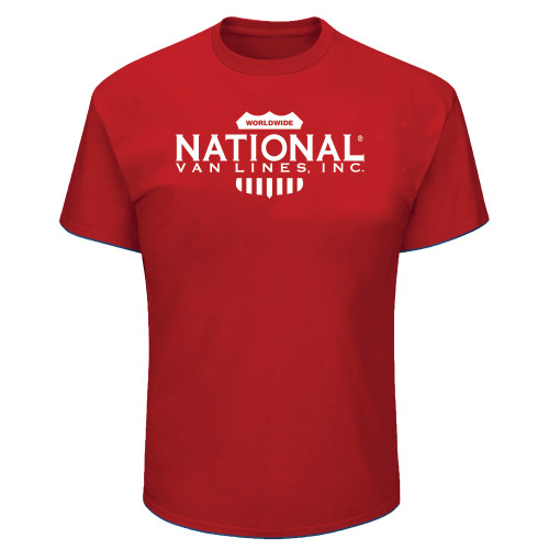 Tall Red T Shirt-National Van Lines Inc