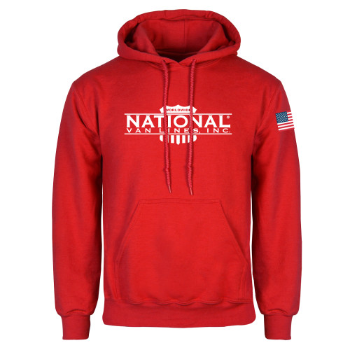 Red Fleece Hoodie-