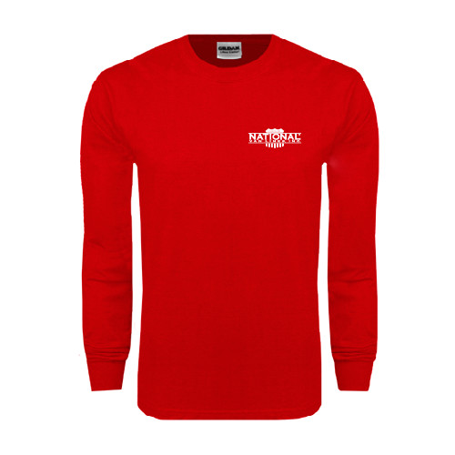 Red Long Sleeve T Shirt-