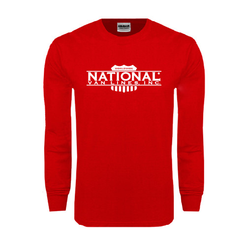 Red Long Sleeve T Shirt-