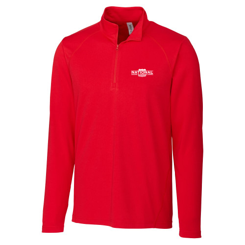 C&B Red Clique Ice Pique Half Zip-