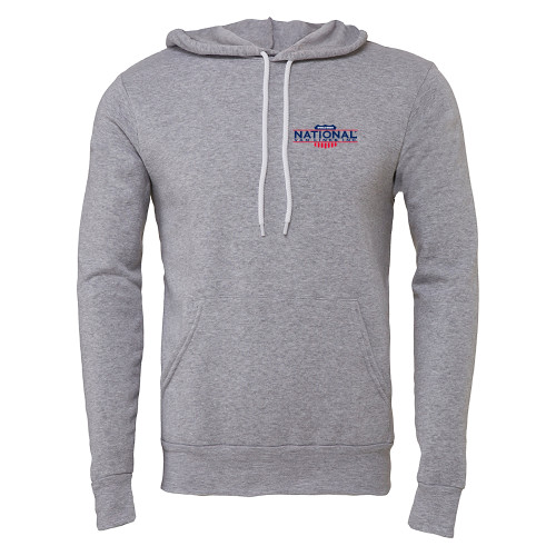 Bella + Canvas Heather Grey Fleece Hood-